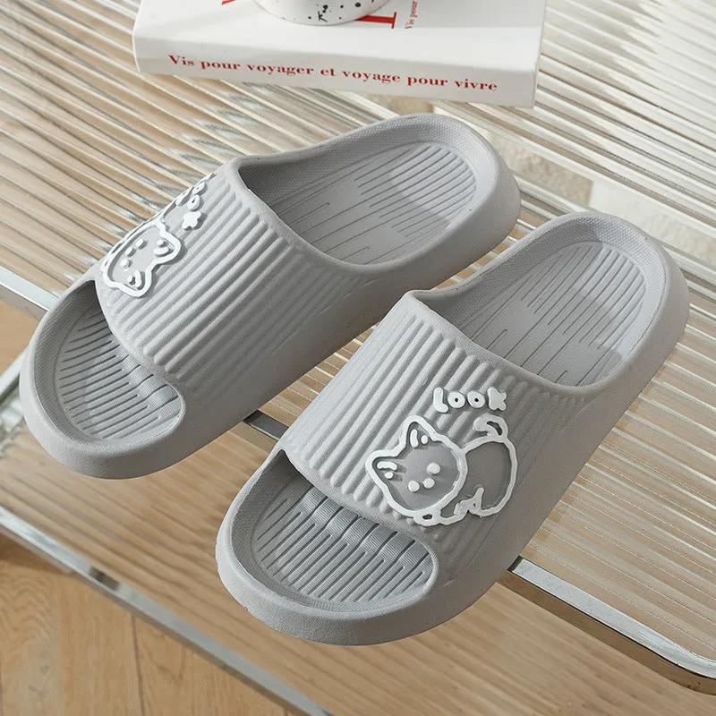 Non-Slip Cute Cat Slippers
