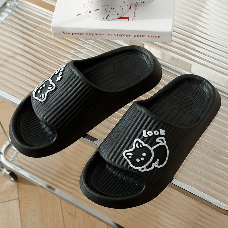 Non-Slip Cute Cat Slippers