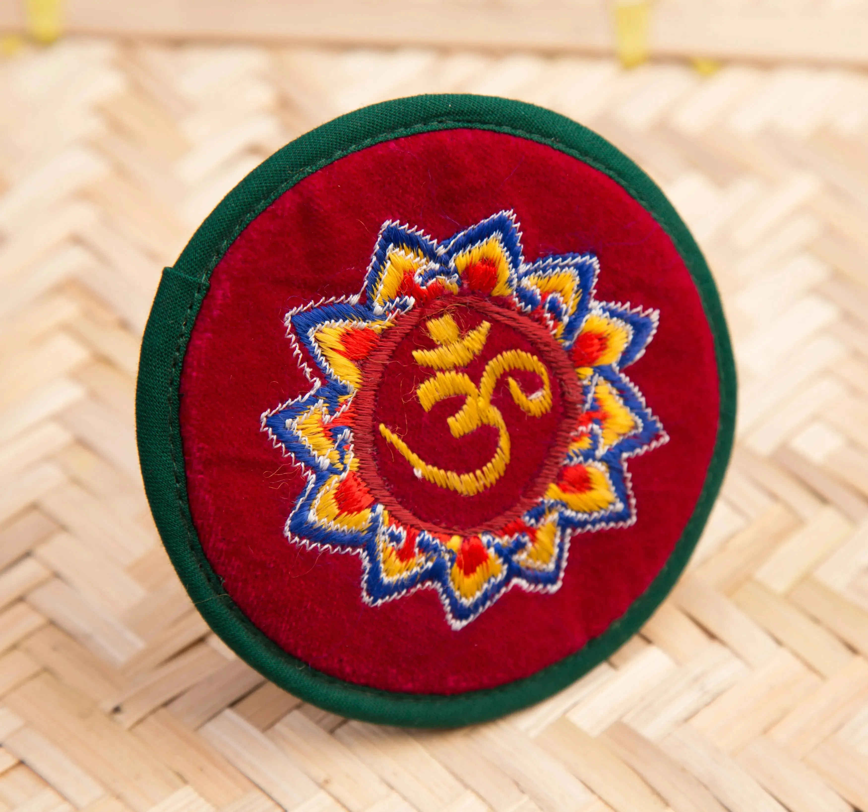 Ohm Knitted Singing Bowl Round Cushion