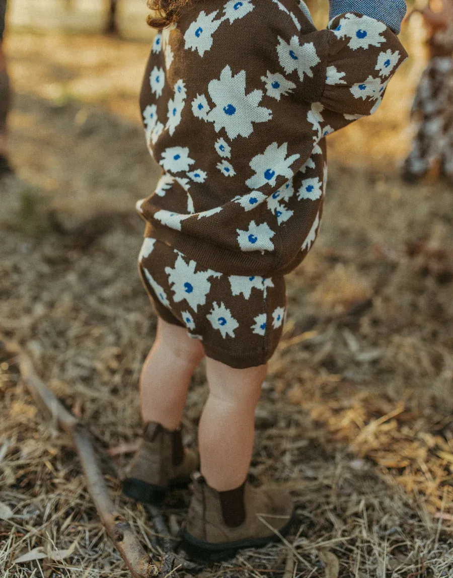 Organic Knit Bloomers - Petal