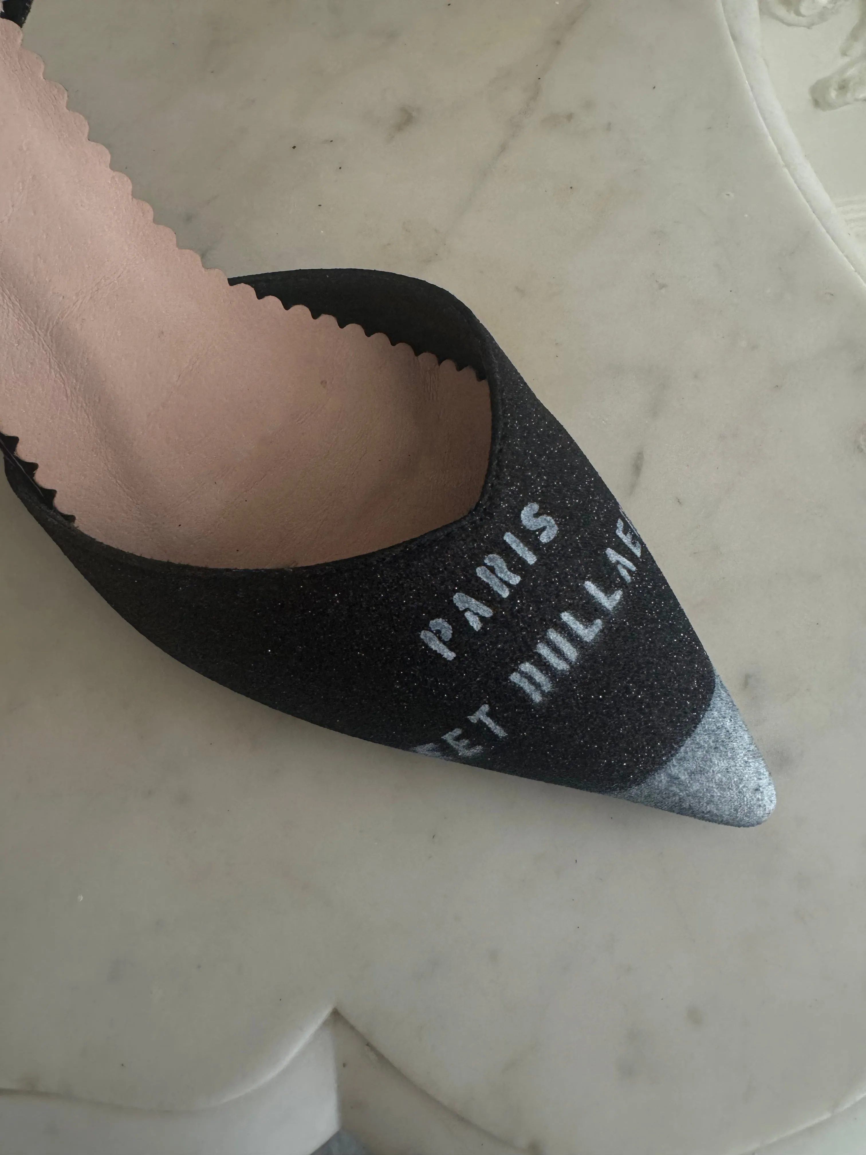 Paris Couture Mules - Black