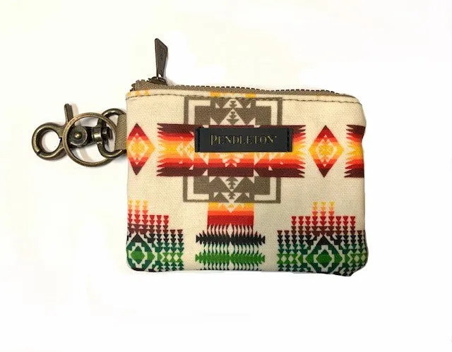Pendleton Canopy Canvas ID Pouch Key Ring GZ953