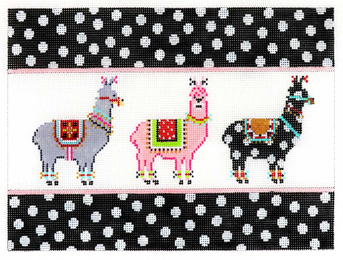 PG-490 Glam o llama with Polka Dots