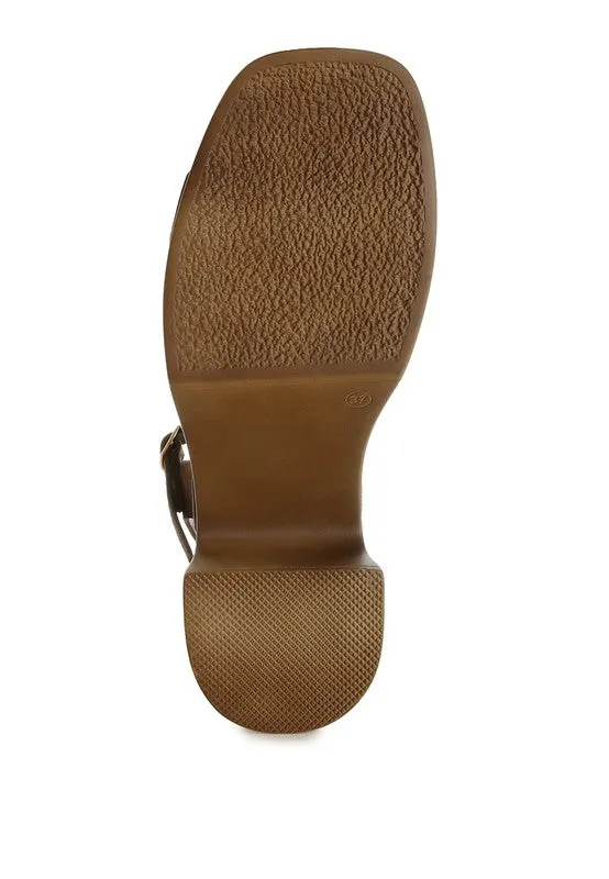 Pikansa Studded Real Suede Clog Sandals