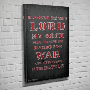 Psalm 144.1 - Canvas