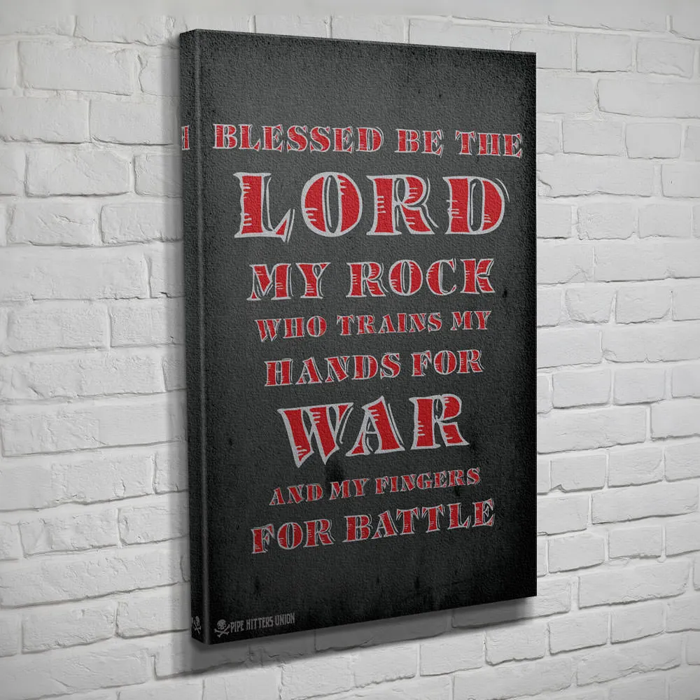Psalm 144.1 - Canvas