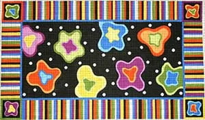R-92 Dotty Floral Rug