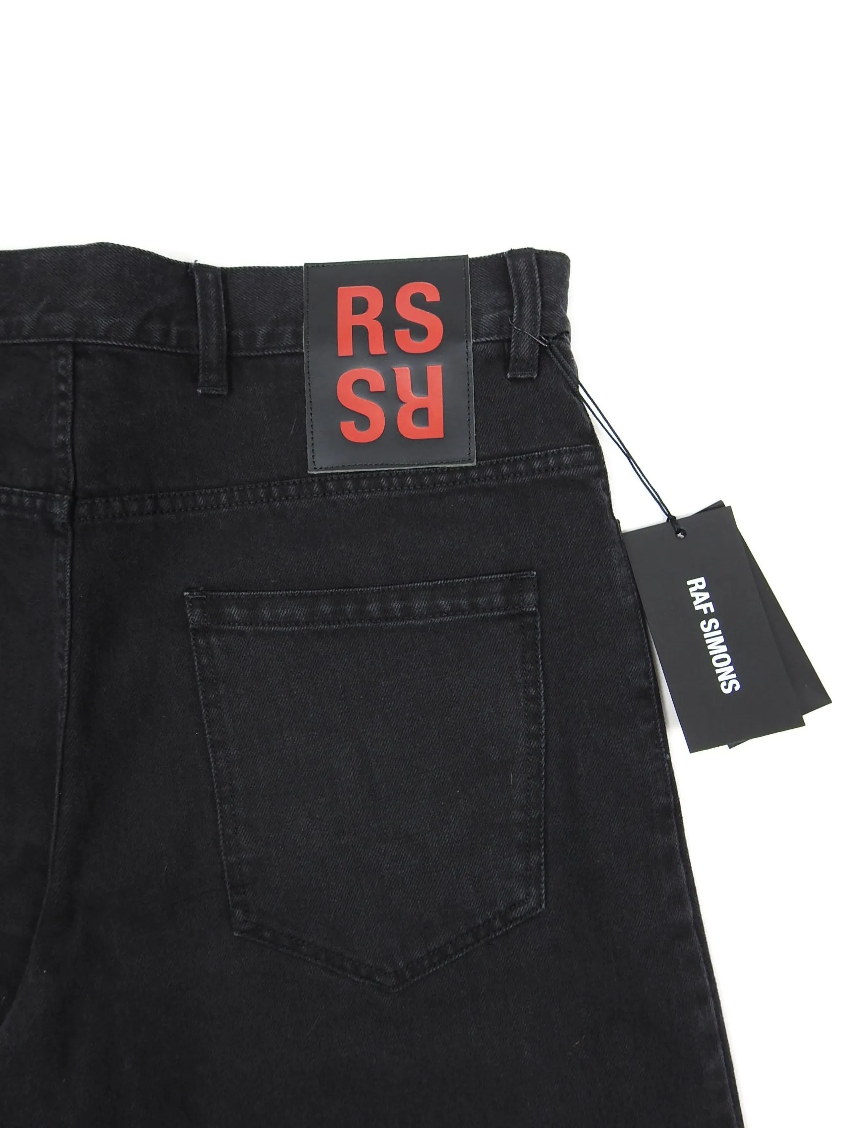 Raf Simons SS17 Black Low Crotch Jeans Size 32