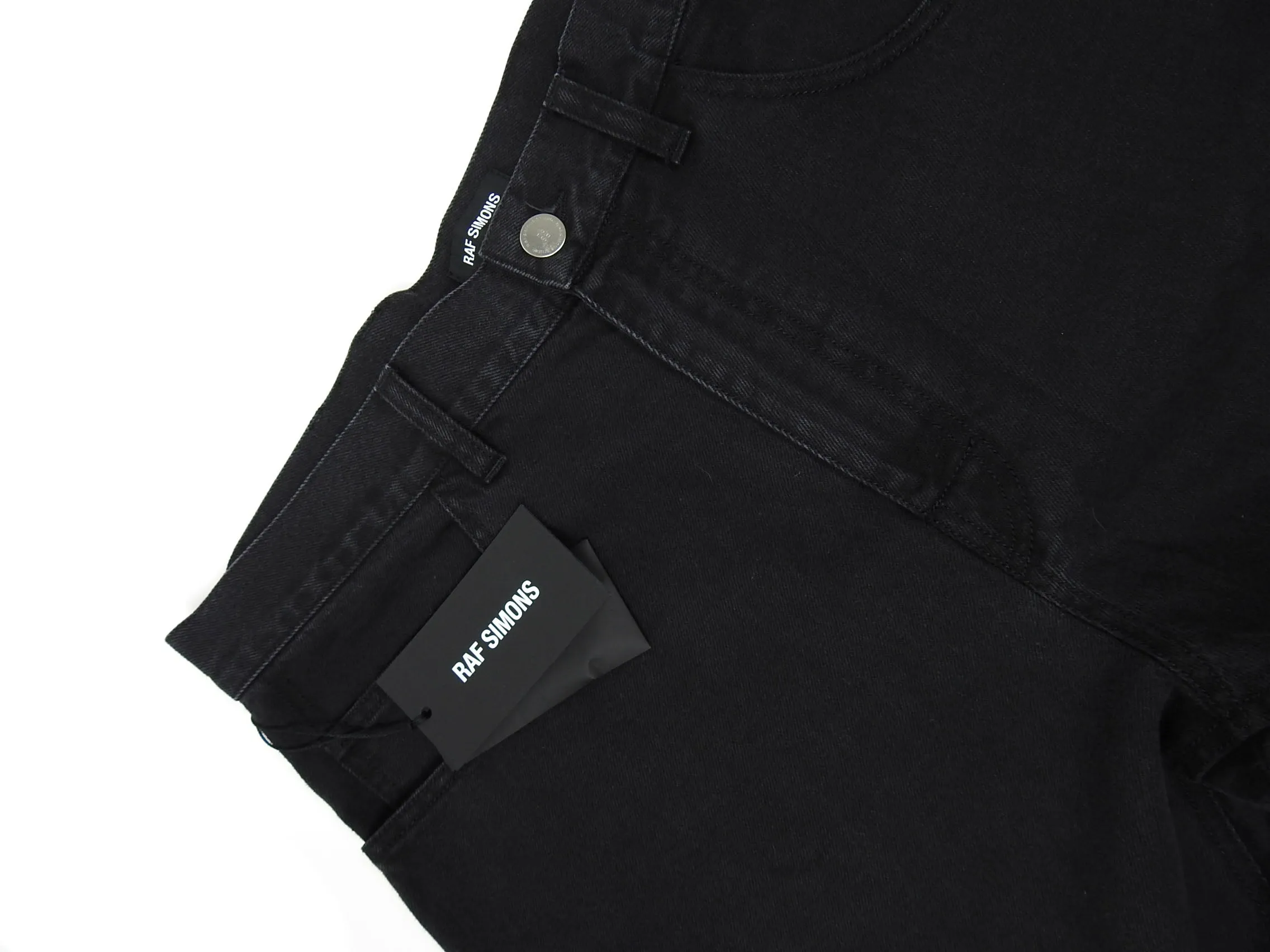 Raf Simons SS17 Black Low Crotch Jeans Size 32
