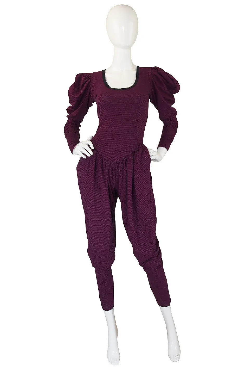Rare 1980s Betsey Johnson Punk Label Jumpsuit