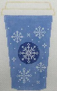 RD330 Blue Snowflake Cup