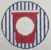 Red Cup Monogram Round