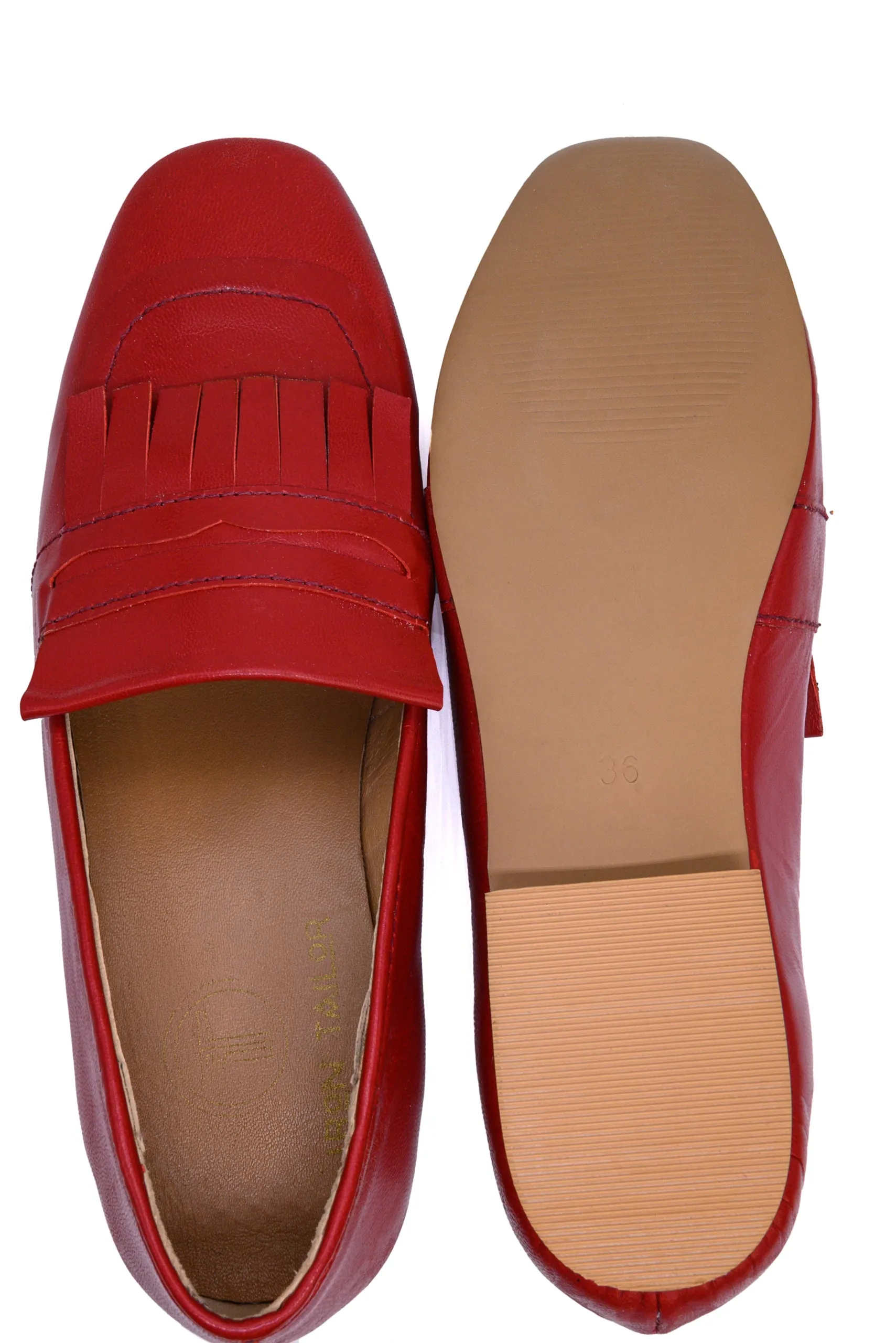 Red Flair Leather Loafer