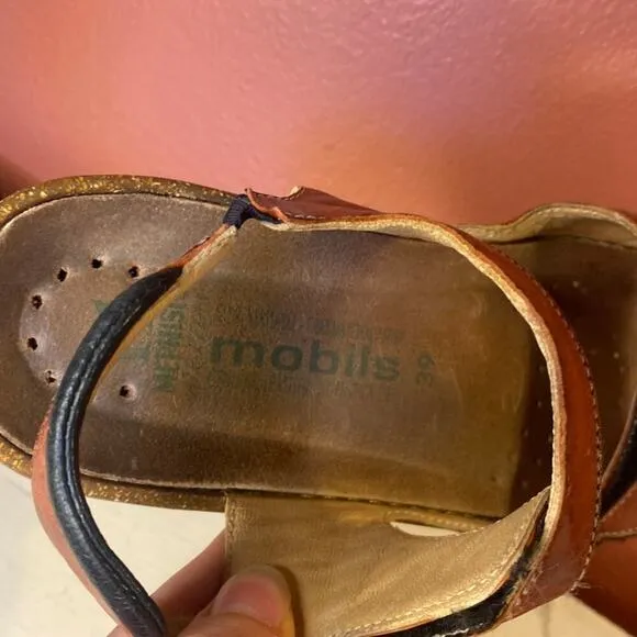 Red Velcro NWOT Mobils Sandals 8.5