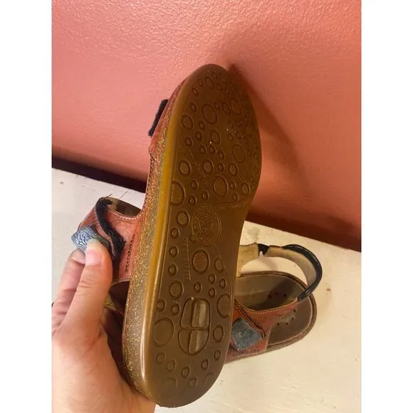 Red Velcro NWOT Mobils Sandals 8.5