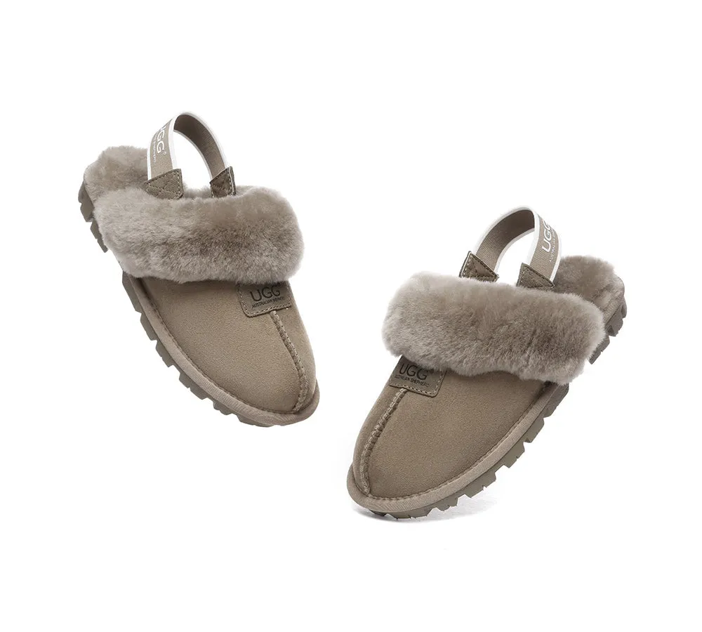 Removable Strap Slingback Slippers Suzie ll