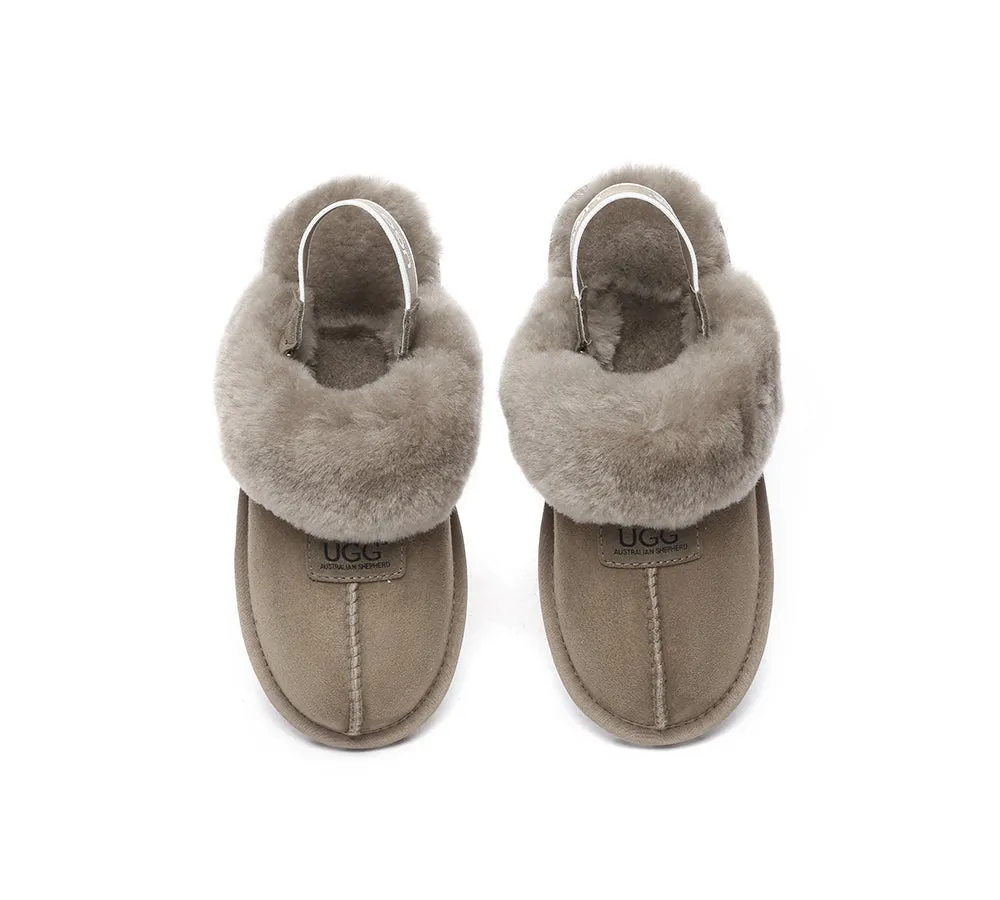 Removable Strap Slingback Slippers Suzie ll