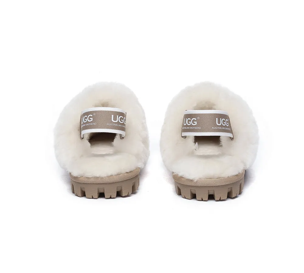 Removable Strap Slingback Slippers Suzie ll