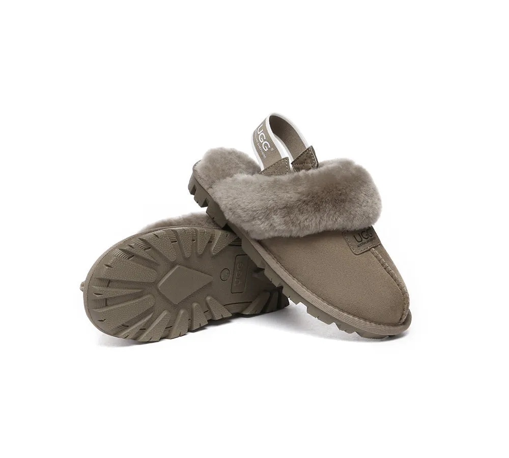 Removable Strap Slingback Slippers Suzie ll