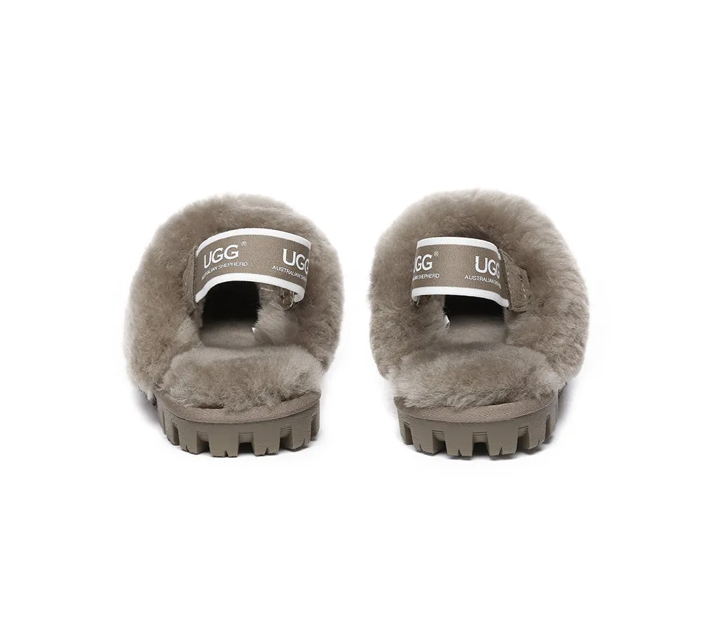 Removable Strap Slingback Slippers Suzie ll
