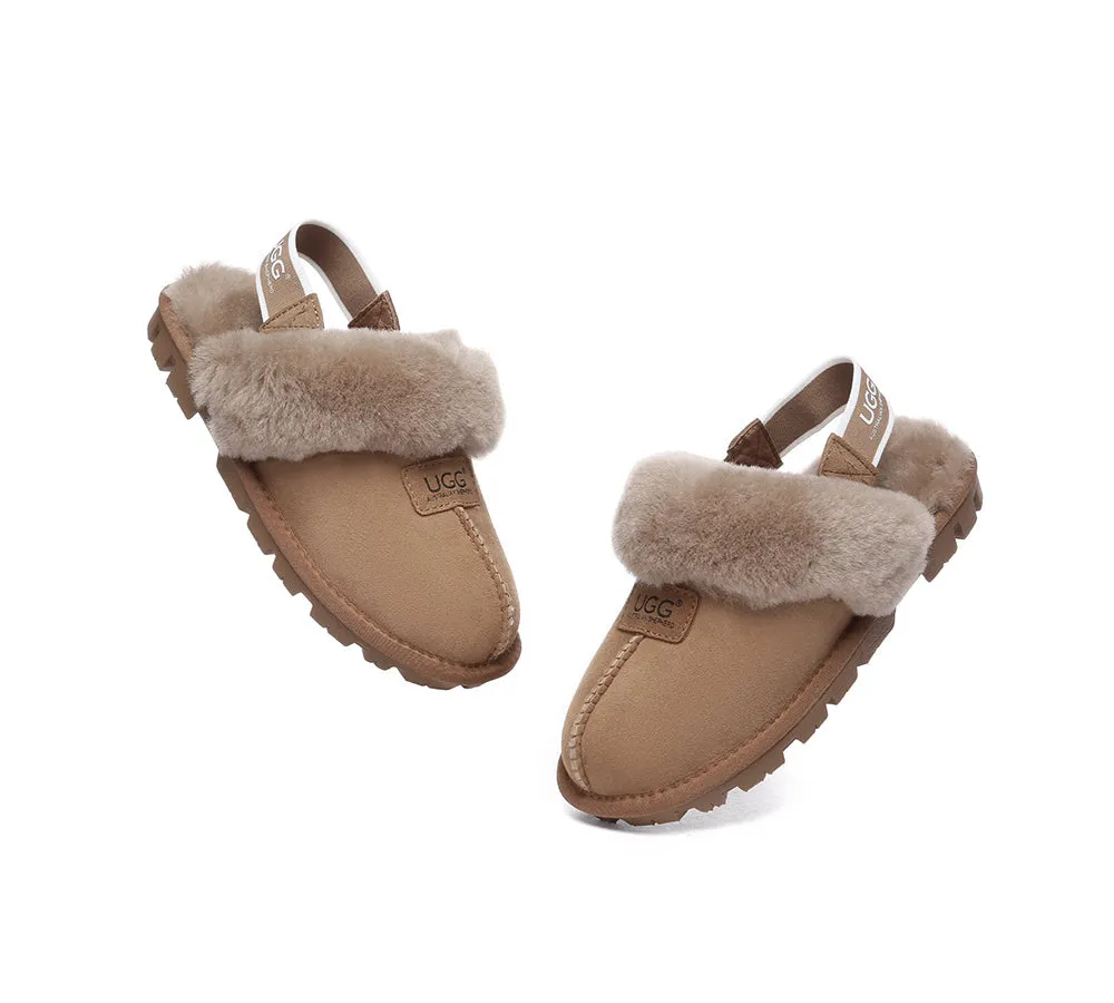 Removable Strap Slingback Slippers Suzie ll