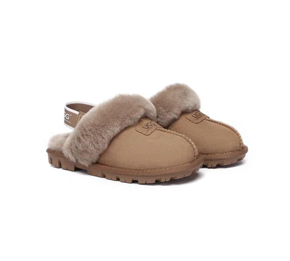 Removable Strap Slingback Slippers Suzie ll