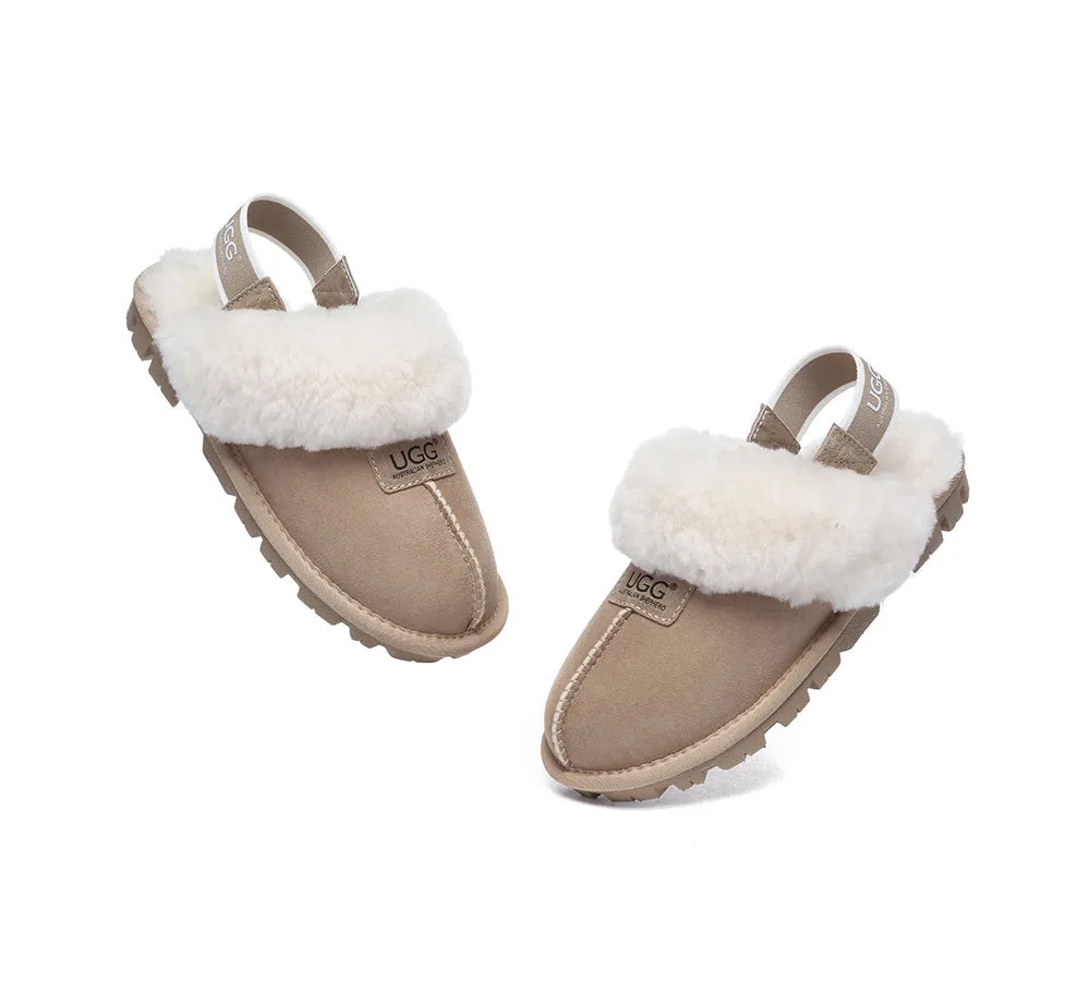 Removable Strap Slingback Slippers Suzie ll