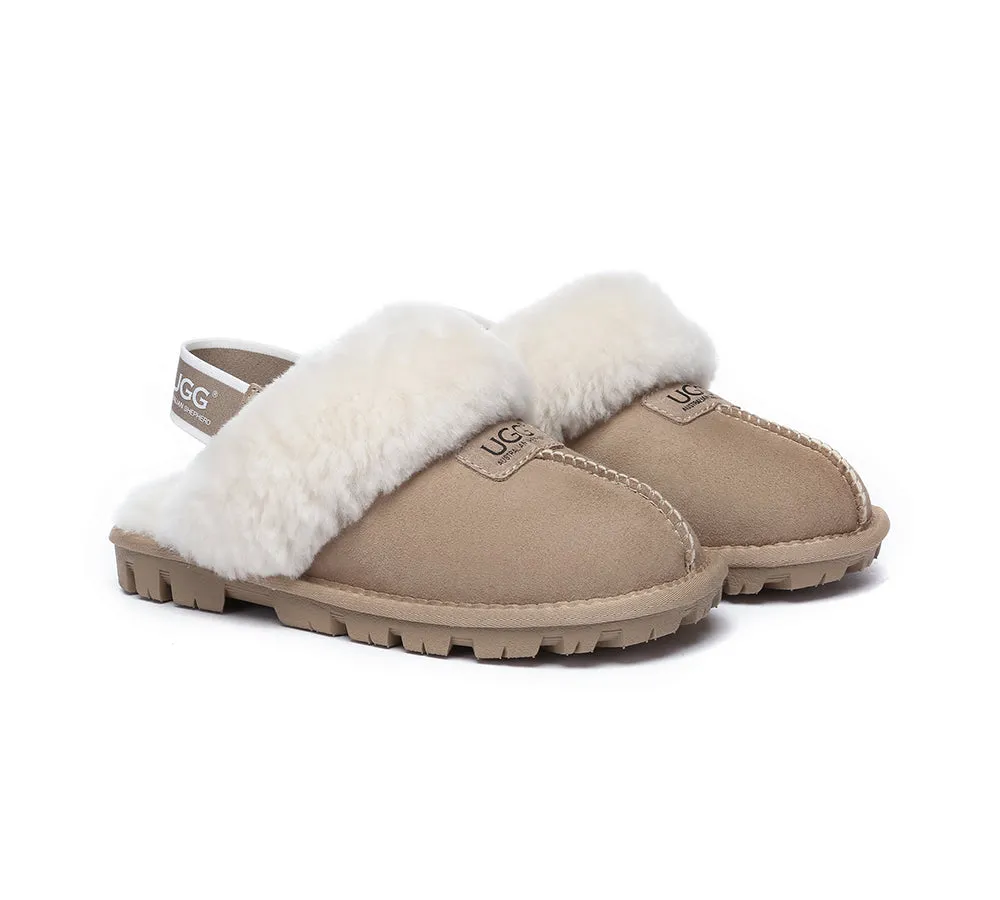 Removable Strap Slingback Slippers Suzie ll