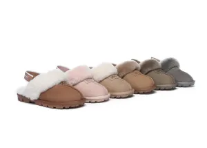 Removable Strap Slingback Slippers Suzie ll