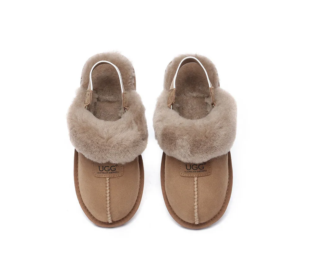Removable Strap Slingback Slippers Suzie ll