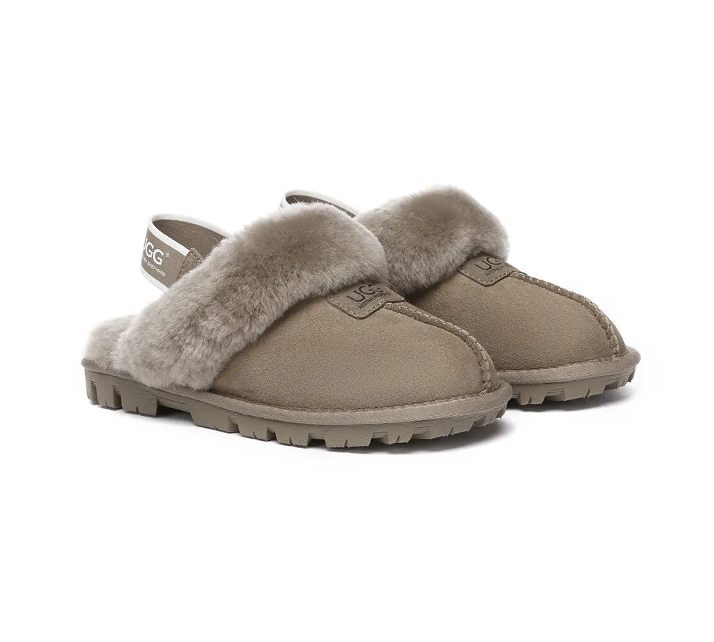 Removable Strap Slingback Slippers Suzie ll