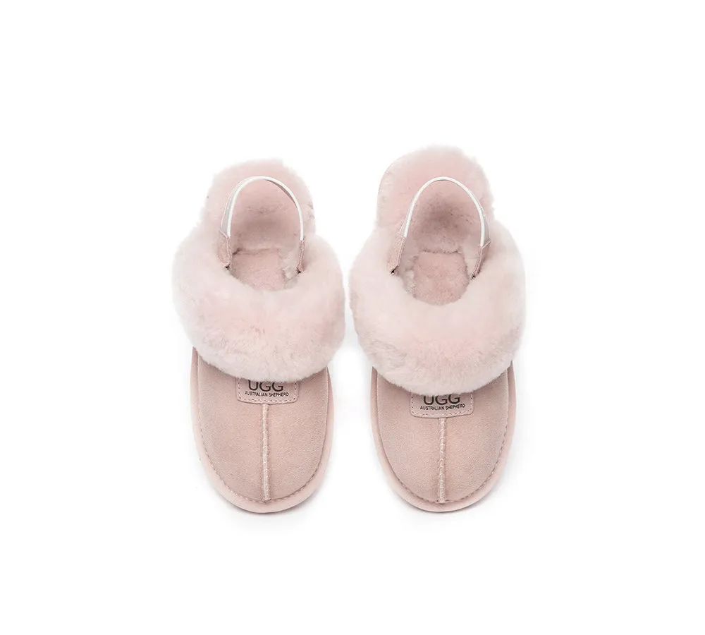 Removable Strap Slingback Slippers Suzie ll