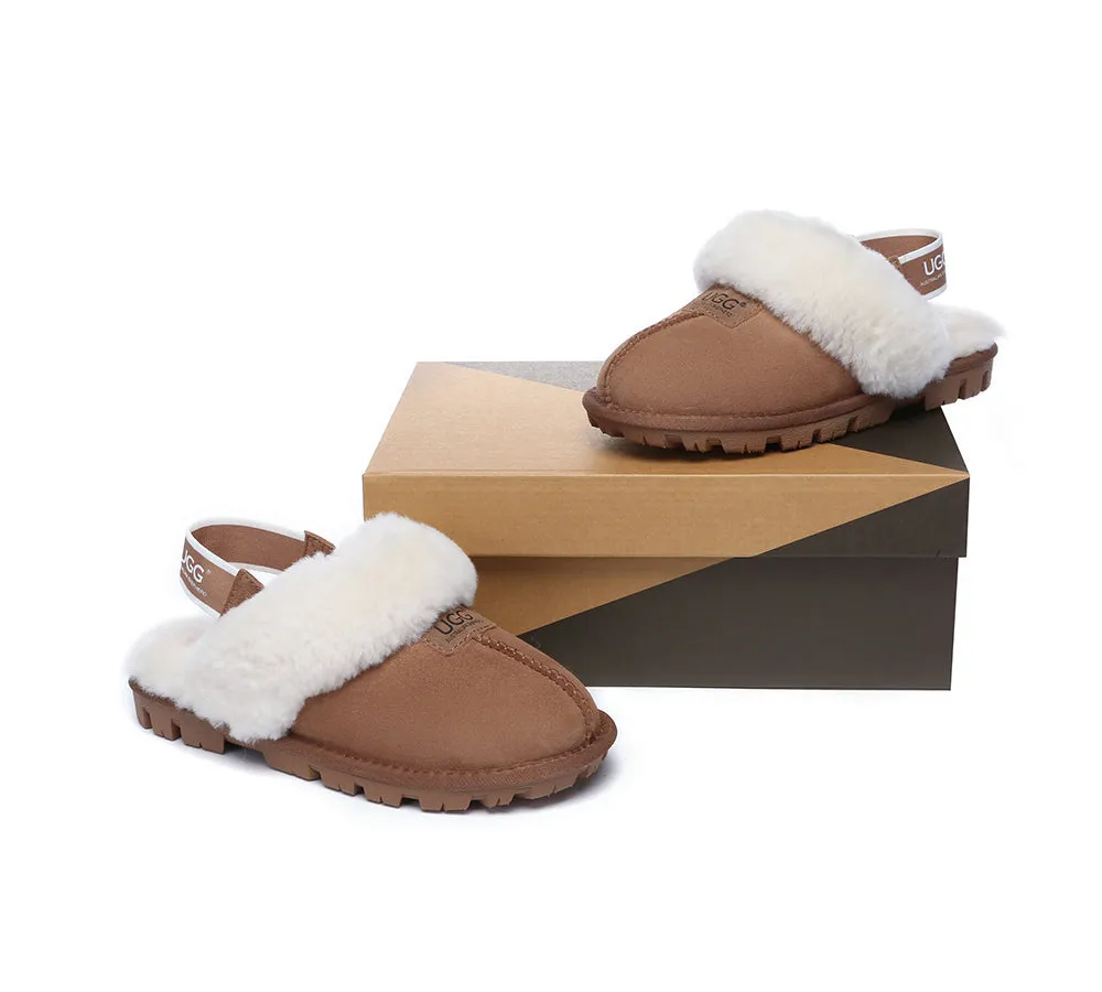 Removable Strap Slingback Slippers Suzie ll