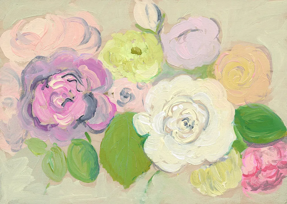roses 1 | canvas or mini framed canvas reproductions | 1 of each available