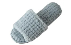 Roxoni Women Soft Comfy Patterned Fluffy Plush Slip On House Slipper