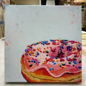 Saturday AM 12x12 by Jenny Grumbles
