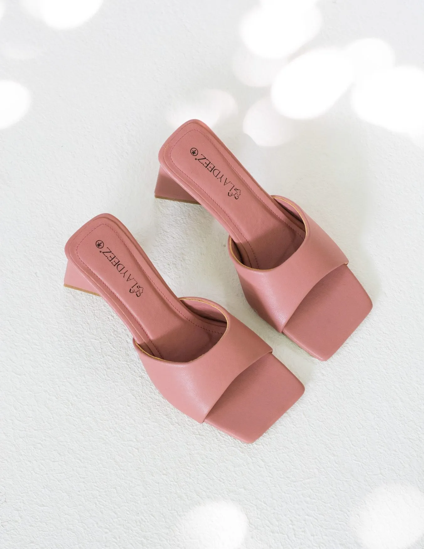 Seoul Triangle Mule Heels