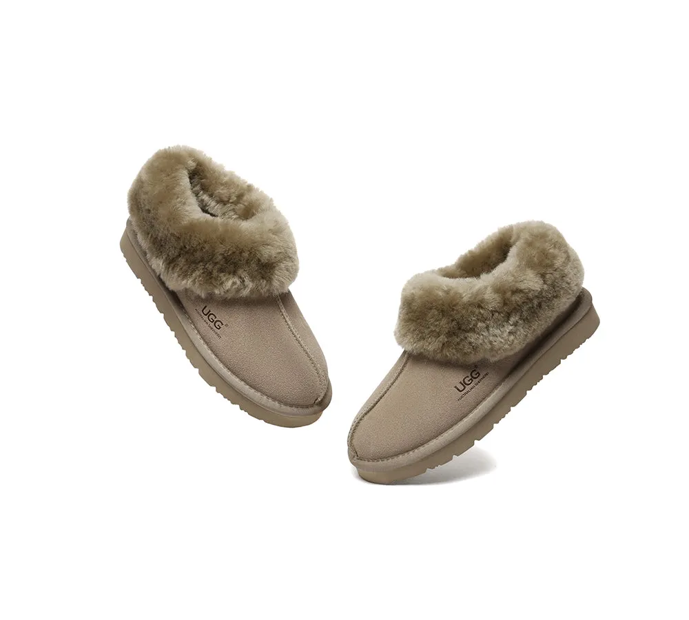 Sheepskin Wool Ankle Homey Special Slippers