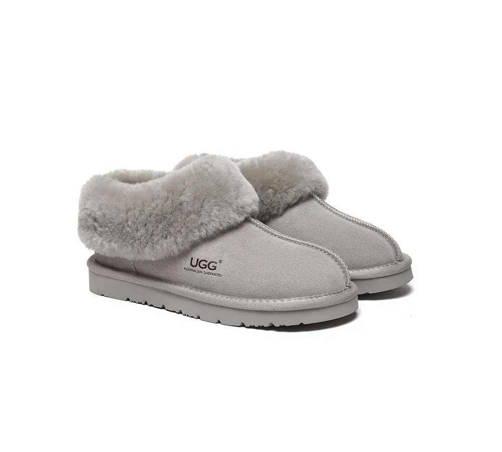 Sheepskin Wool Ankle Homey Special Slippers