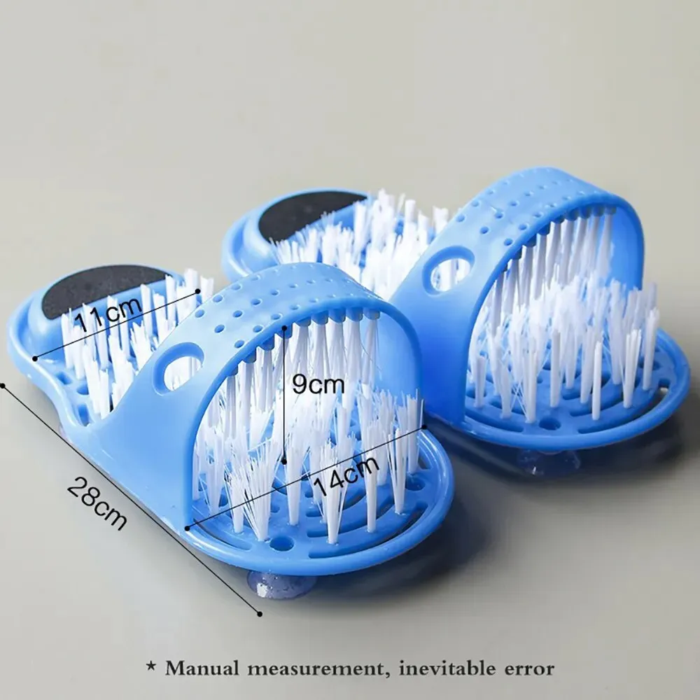 Shower Foot Scrubber Massager Cleaner Spa Exfoliating Washer Wash Slipper