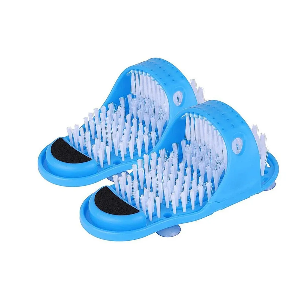 Shower Foot Scrubber Massager Cleaner Spa Exfoliating Washer Wash Slipper