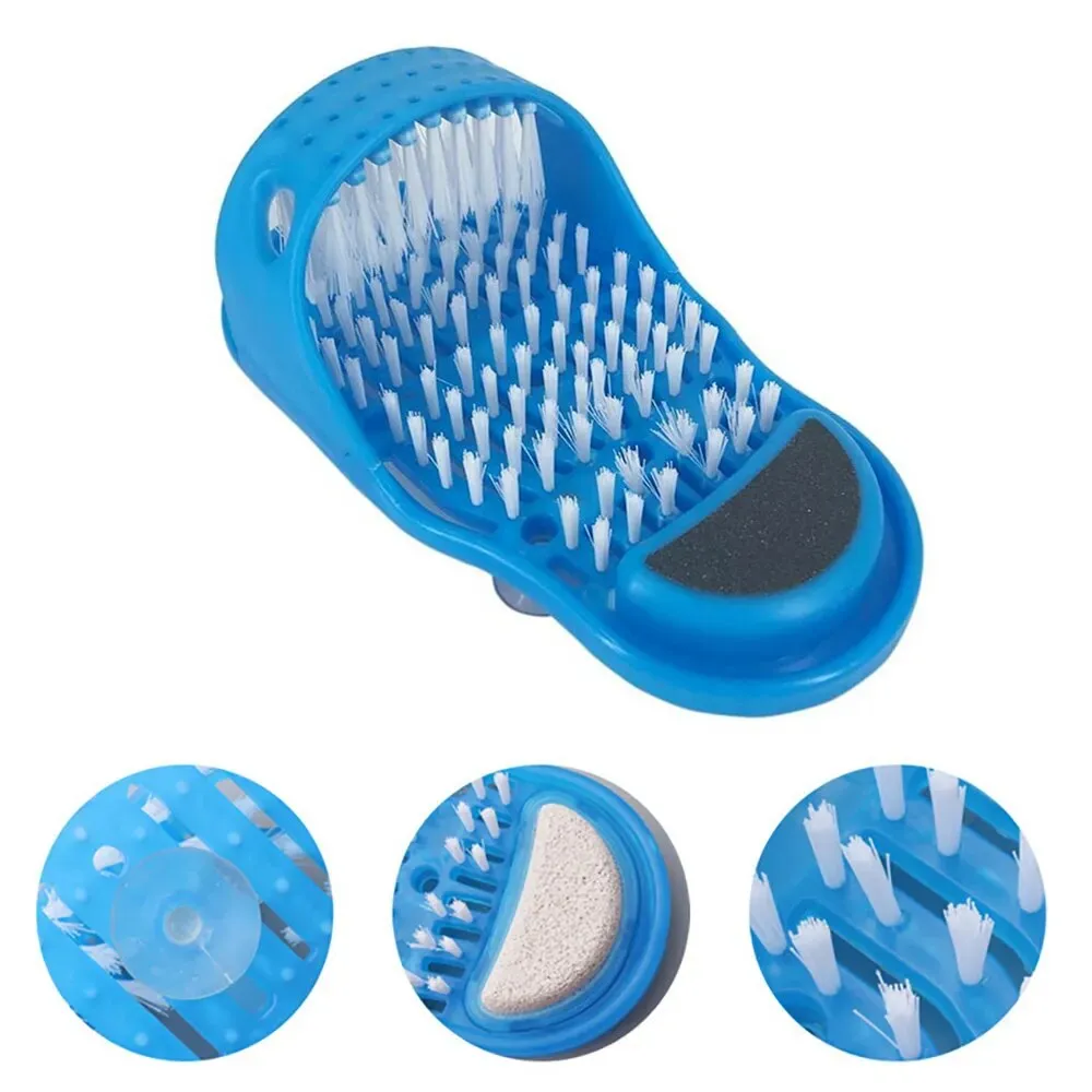 Shower Foot Scrubber Massager Cleaner Spa Exfoliating Washer Wash Slipper