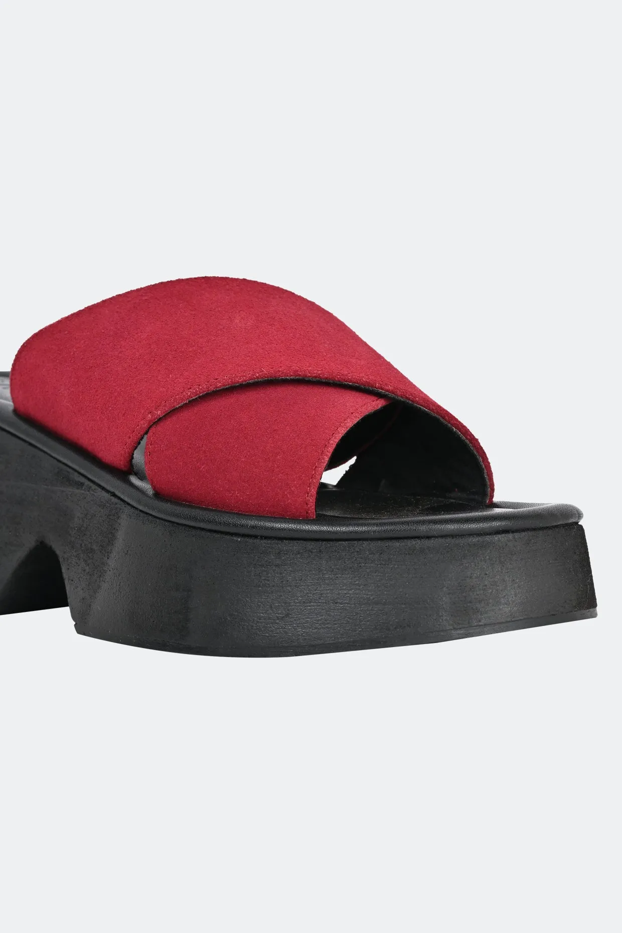 Siena in Red Platform Sandals For Women