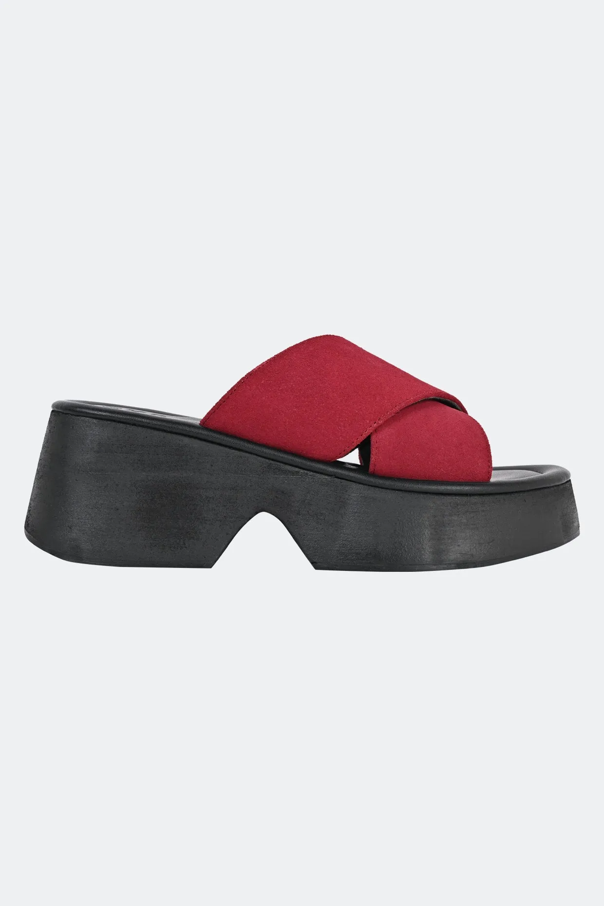 Siena in Red Platform Sandals For Women