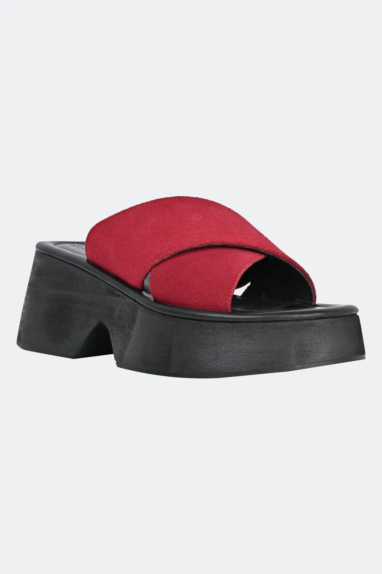 Siena in Red Platform Sandals For Women