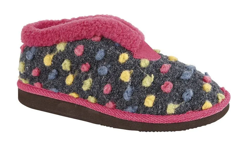 Sleepers LS948M Womens Lightweight Bootee Slipper