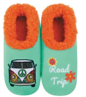 Slumbies® Cosy Women's Slippers ~ Road Trip
