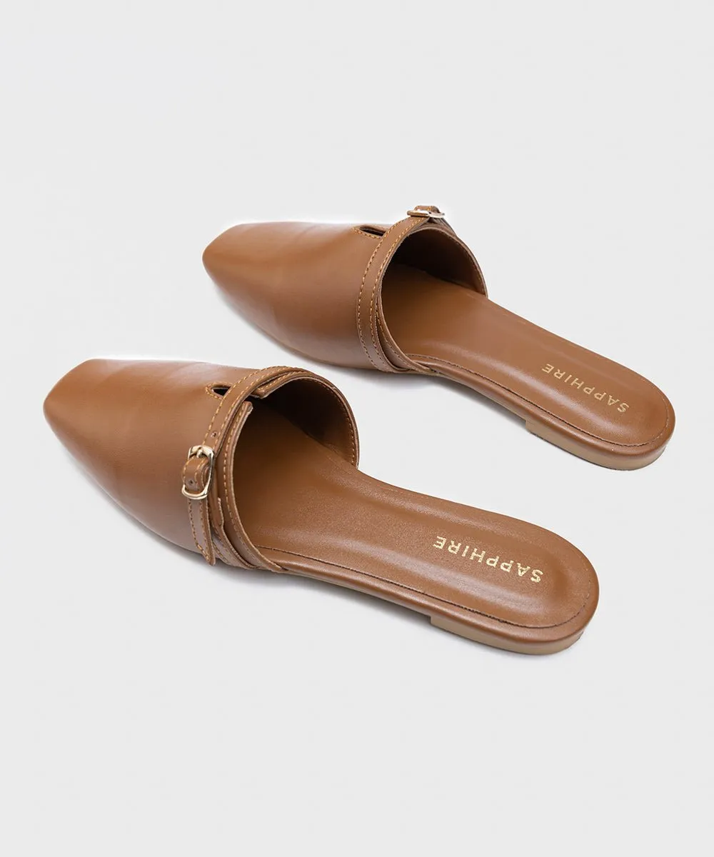 Square-Toe Mules
