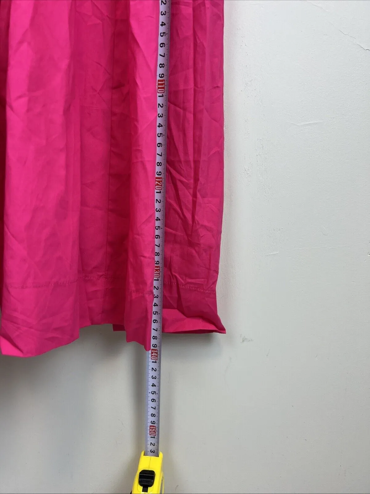 St. Frock Womens Angelita Midi Dress In Hot Pink Cotton Size 22 (New)