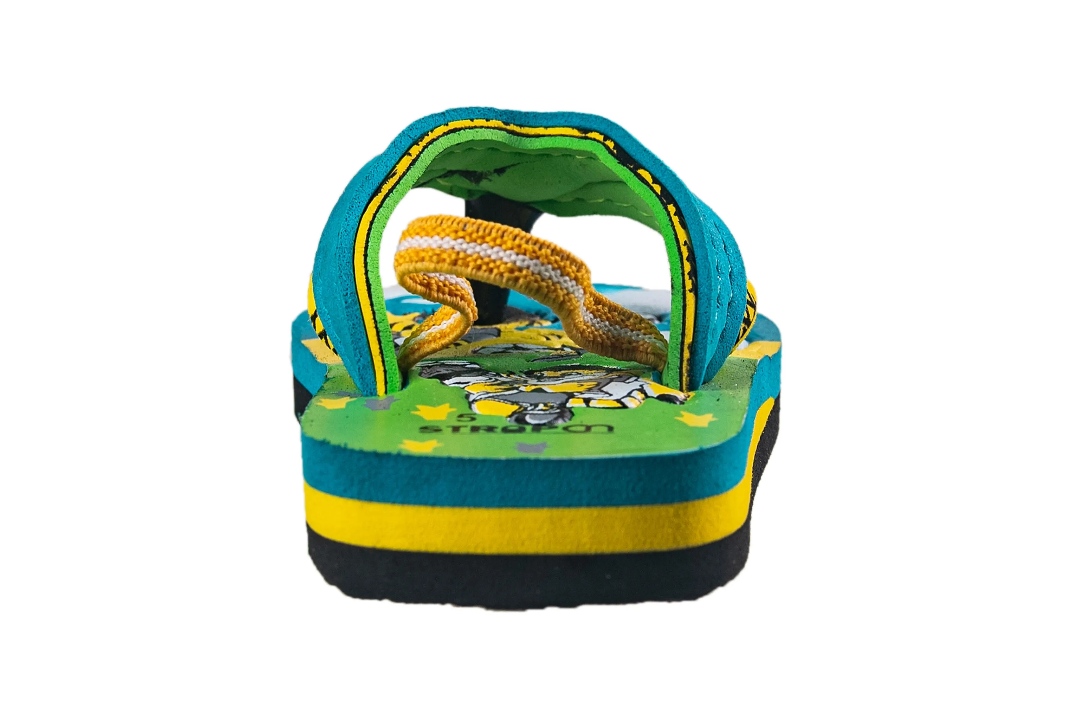 Strap On Children Aqua / Yellow Hawai
